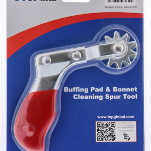 Polishing and Buffing Pad Cleaning Spur Tool for Revitalizing Polisher Compound Pads and Bonnets