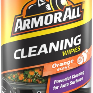 Car Interior Cleaner Wipes , Car Cleaning Wipes with Orange Cleans Dirt and Dust in Cars, Trucks and Motorcycles, 25 Count